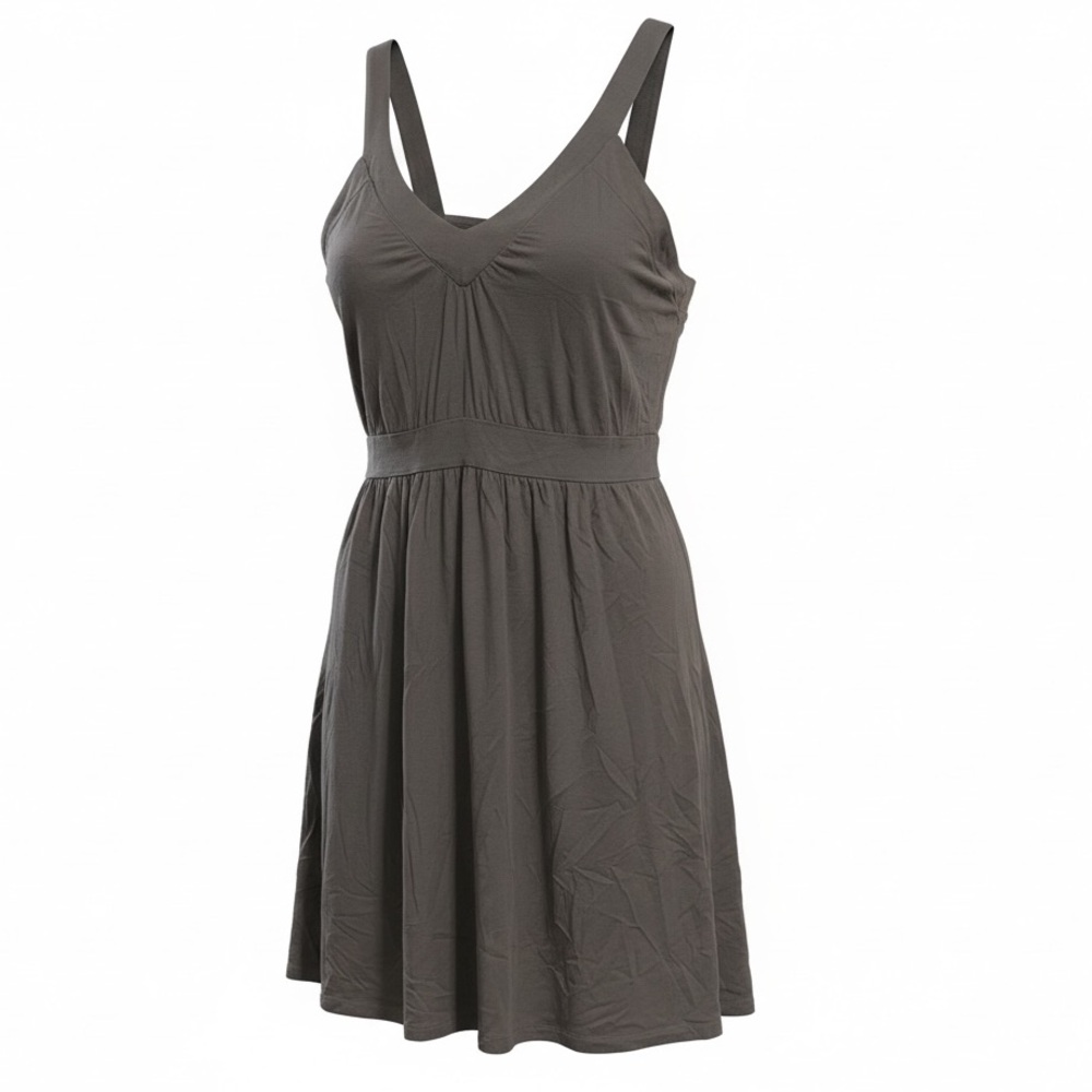 Old Navy Gray V-Neck Midi Dress USXL